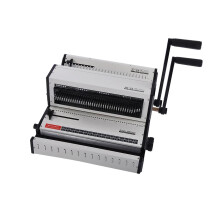 Multi-Function Desktop Binding Machine: 2-in-1 Large Floor Iron Ring Binder