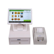 Android Cash Register with Free POS Software, Bluetooth Printer & Barcode Scanner for Retail & Fast Food Shops