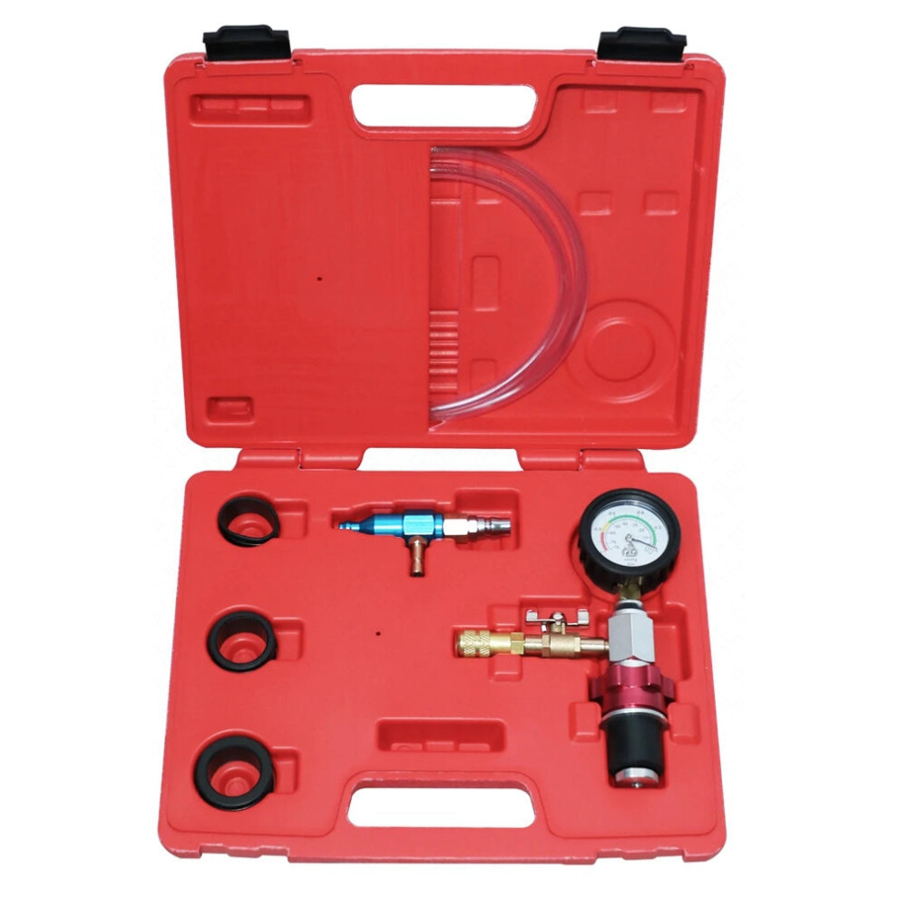 Pneumatic Radiator Coolant Refill & Vacuum Purge Tool Kit - Automotive Antifreeze Change & Water Tank Filler Set 705353330803