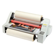 V350 Dual-Purpose Automatic Laminating Machine - Hot & Cold Plastic Roller Laminator