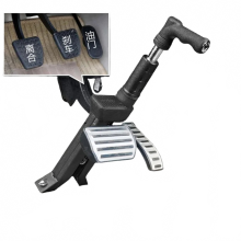 Universal Car Steering Wheel and Brake Lock - Anti-Theft Security System with Clutch, Gas, and Door Lock Protection