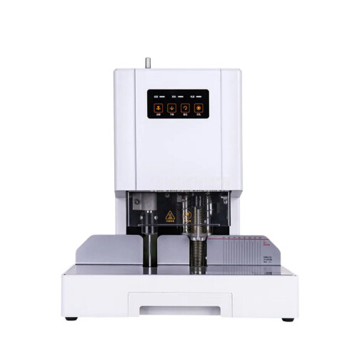 14601 Full Automatic Hot Riveting & Binding Machine for Financial Booklets and Document Processing