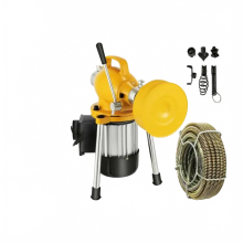 400W elektrische pijpontstopper - Professionele baggermachine voor het ontstoppen van gootstenen, riolen en toiletten in huis