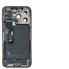iPhone 14 Pro Max Middle Frame Housing with Battery Back Glass Cover & NFC Wireless Assembly - 90-95% New