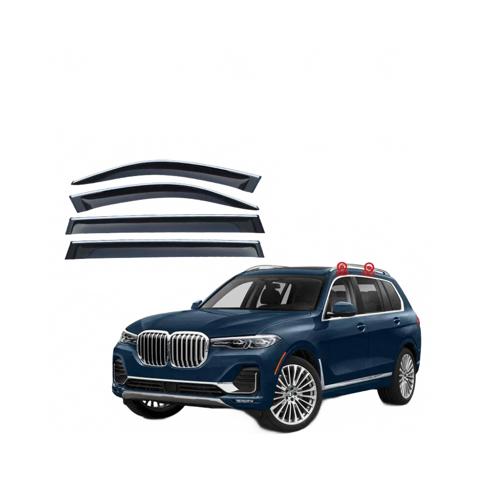 Bmw X7 Window Visor Rain Guard & Weather Shield (2019-2023) 744759275943