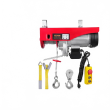 Heavy-Duty 2200 lbs Electric Hoist with Wired Remote Control and 40ft Single Cable - Pure Copper Motor for Garage & Warehouse Lifting