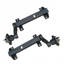 Heavy-Duty 750kg Half Torsion Trailer Axle - PCD 5x114.3 for RVs, Campers, and Caravans