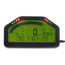 12V DPU Rally Gauge Digital LCD Race Dash with Bluetooth & Sensor, 9000 RPM - Model DO904