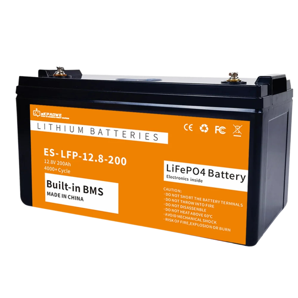 High-Capacity Lifepo4 Battery: 12V 100Ah To 300Ah Rechargeable Lithium Iron Phosphate With Built-In Bms, Tax- 7445019673686