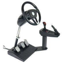 Ultimate Racing Simulator: Realistic Steering Wheel for Car, Truck, and Aircraft Training & Gaming