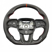 Premium koolstofvezel stuurwiel voor Dodge Challenger, Charger, Hellcat en Jeep Grand Cherokee