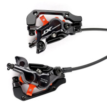 Shimano Deore XT M8120 4-Piston Hydraulic Disc Brake with Ice Tech Pads - BL-M8100/BR-M8120, 800/900mm & 1600mm