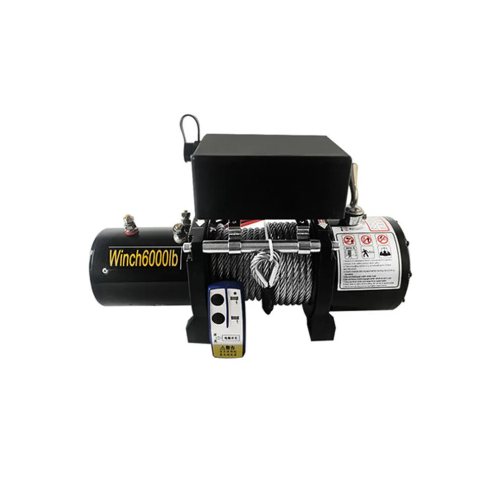 Heavy-Duty Electric Atv Winch - 2000-12000Lb, 24V Wireless Control, Wire Rope For Beach Buggies & Car Tuning 7445022563578
