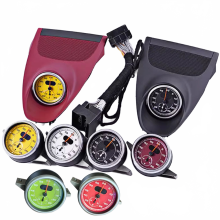 Porsche 718 Cayman & Boxster Dashboard Stopwatch Cover - Premium Auto Interieur Accessoire