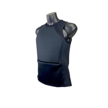 AholdTech C01 Genuine ISO Lightweight NIJ IIIA Bulletproof Ballistic Vest T-Shirt - Concealable Armor Sleeveless Undershirt