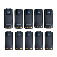 10-pack PMNN4409AR Li-ionbatterijen - 7,4 V 2600 mAh met Type-C-opladen, compatibel met Motorola P6600i, DP4800, PMNN4448, PMNN4493