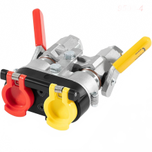 9500 Series Agricultural Tractor Clamp Kit with Lever-Actuated Quick Coupler, 1/2 Body Size, 1/2-14 NPTF Port End
