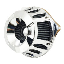 Chrome Air Cleaner Filter for Harley Sportster, Softail, Dyna, Touring, and Big Twin Models