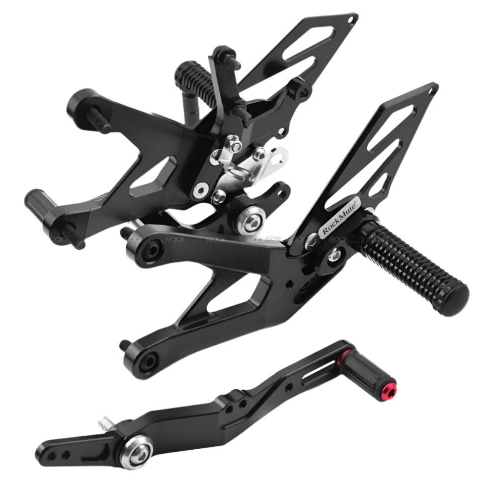 Premium Adjustable Rearsets For Yamaha Yzf R1/R1m/R1s (2015-2020) - Complete Footrest, Footpeg, Shift Lever & Brake Pedal Kit 313107147197