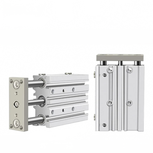 MGPM63 Compact Three-Axis Pneumatic Cylinder with Guide Rod - 63mm Bore, 25-400mm Stroke