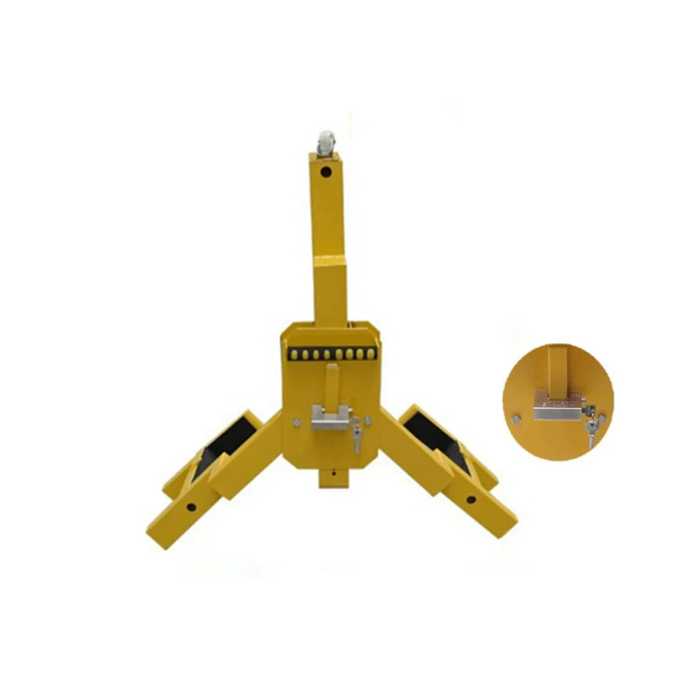 Heavy Duty Anti-Theft Lorry Wheel & Tire Clamp Lock For Dumping Trucks And Auto Vehicles 744759270856