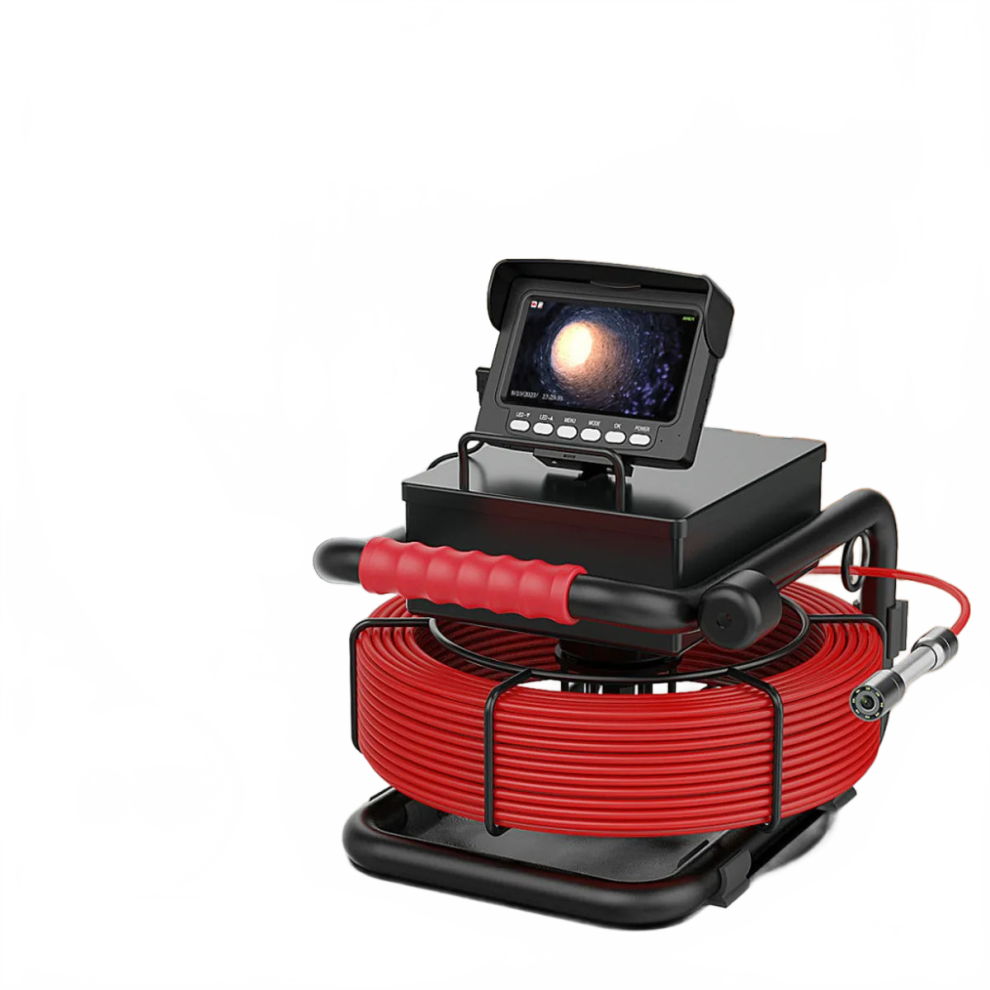 Industrial Sewer Pipe Inspection Camera With 16Gb Dvr, Ip68 Waterproof, 17Mm & 22Mm Endoscope, 4.3 Monitor 313032441452