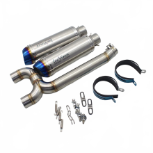 Hochleistungs-Auspuffanlage mit Schalldämpfer und Mittelrohr für Yamaha FZ6/FZ6N/FZ6S/FZ6 S2 Fazer (2004-2010)