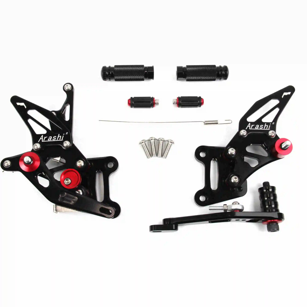 Suzuki GSXR 1000 Adjustable Footrests & Rearsets (2017-2023) - Premium Motorcycle Foot Pegs & Pedals for GSX-R 1000R-image-OPC-PMGH97N-NEW