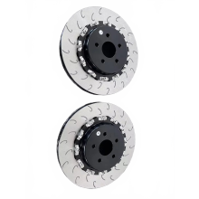High-Performance 390mm J-Hook Floating Brake Disc for AMG C63 - High Carbon, Two-Piece Design
