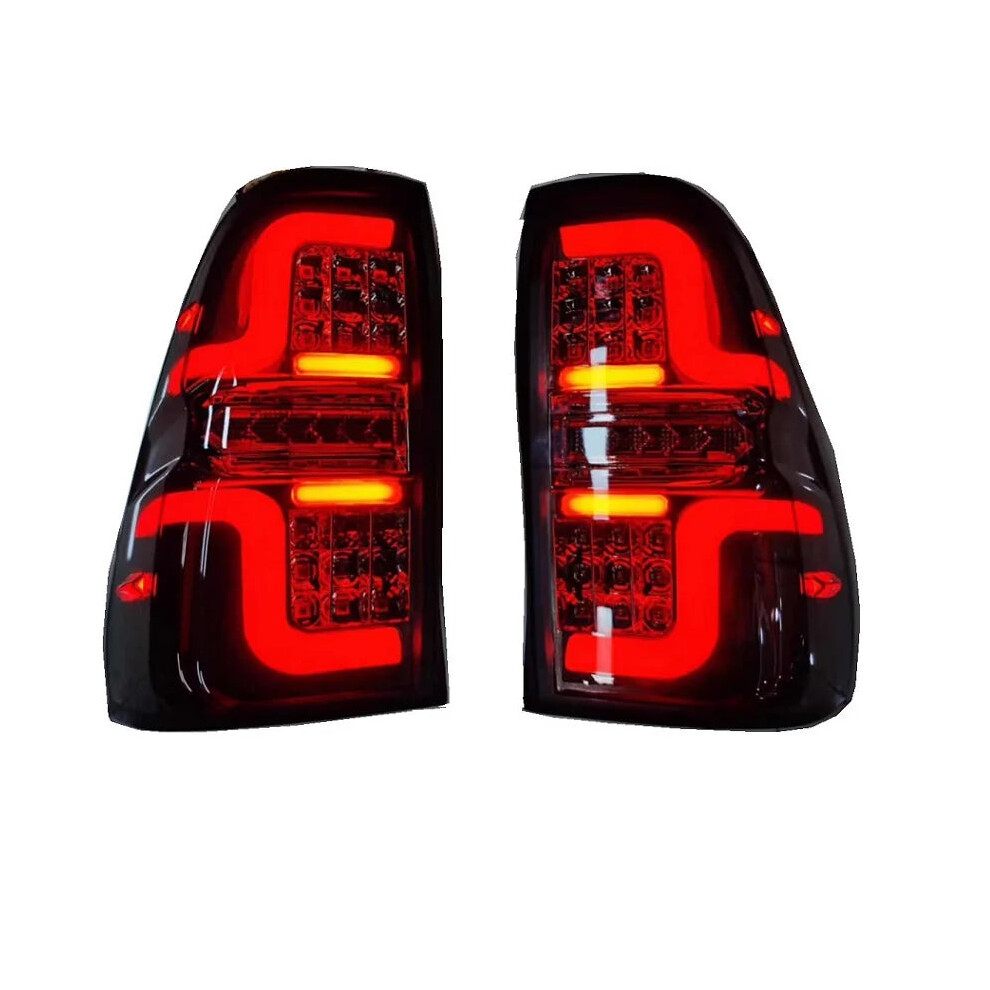 Toyota Hilux Vigo 2005-2014 Led Tail Lights Assembly - Rear Brake & Turn Signal Lamps 726084523562