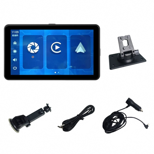 7-Inch Touchscreen Bluetooth Multimedia Car Stereo MP5 Player - Portable Black
