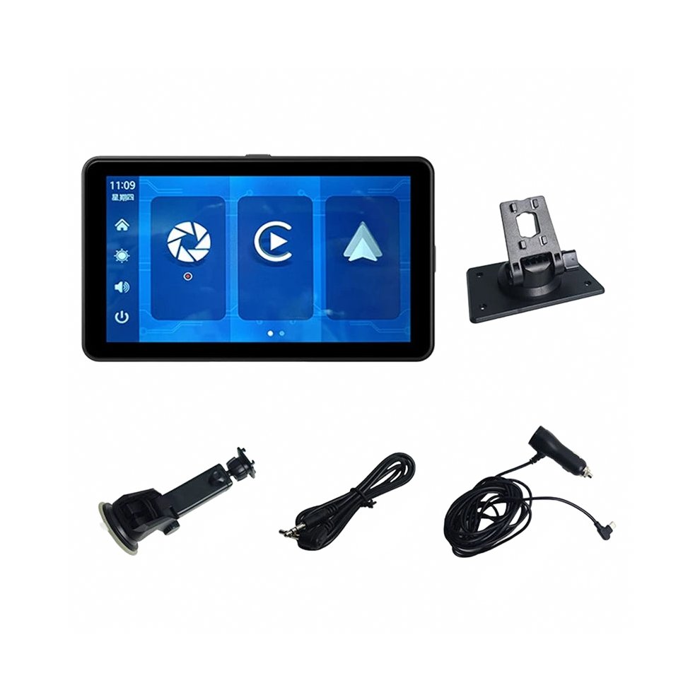 7-Inch Touchscreen Bluetooth Multimedia Car Stereo Mp5 Player - Portable Black 313037152124