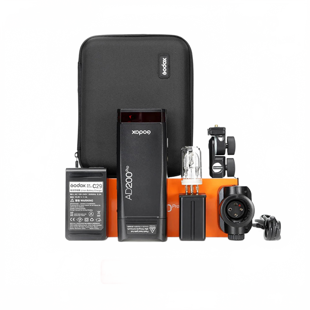 Godox Ad200pro 200Ws 2.4G Wireless Hss Ttl Outdoor Flash With Fast Recycling And 2900Mah Battery 705353703089