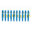 100pcs LC UPC Optical Fiber Fast Connectors - Quick Assembly for Round Cables, 1