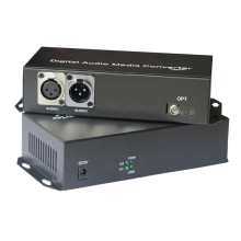 Bidirectionele gebalanceerde audio naar glasvezel XLR-converter met transceiver en ontvanger