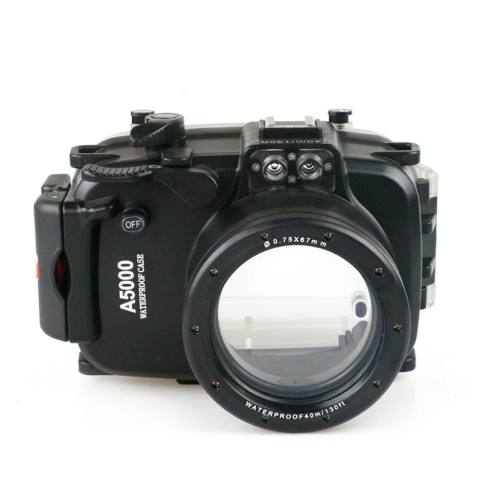 Meikon 40M/130Ft Waterproof Underwater Housing Case For Sony A5000/A5100 With 16-50Mm Lens 313041613666