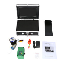 9-Inch DVR Recorder with 1000TVL Fish Finder & Underwater Fishing Camera - 15 White LEDs & 15 IR LEDs for Ice, Sea, and River Fishing