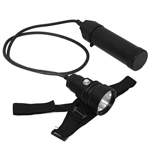 XHP70.2 Scuba Dive Torch: 100m Waterproof Underwater Video Flashlight with Powerful Canister & Split Type Design