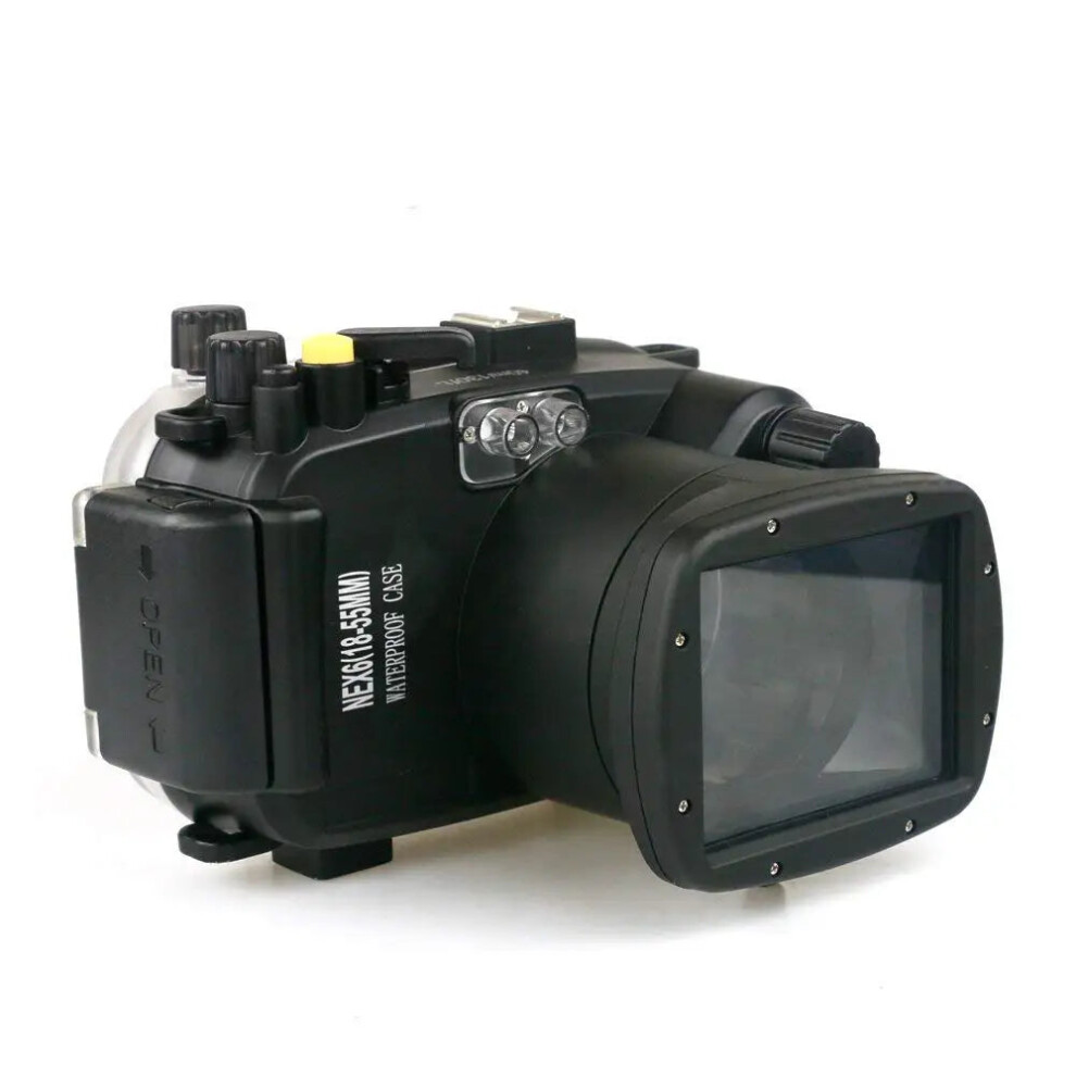 Mekon Nex 6 Shockproof Waterproof Housing - 40M/130Ft Scuba Diving Case For Sony Nex-6 With 18-55Mm Lens 744110524062