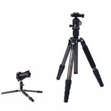 Benro C2292TV1 Carbon Fiber Multifunctional Monopod Tripod for DSLR Cameras - Portable and Versatile Photography Solution