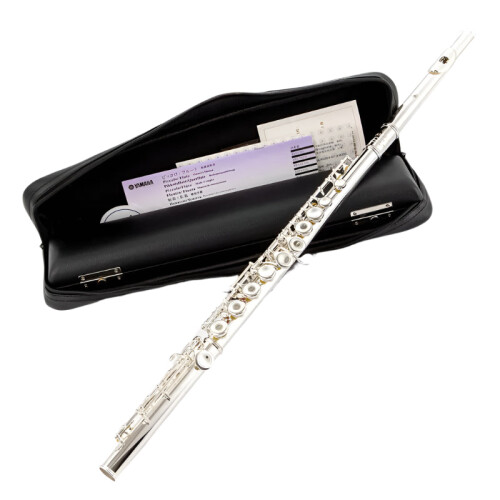 Professional Cupronickel C Key 16-Hole Flute - Silver Plated with Case and Accessories