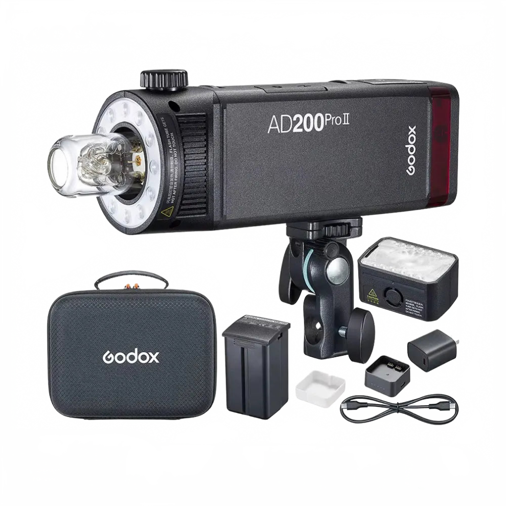 Godox Ad200pro Ii Ttl 2.4G Wireless Camera Pocket Flash - Compatible With X1t For Nikon, Canon, Sony, Fuji, Olympus 313056293259