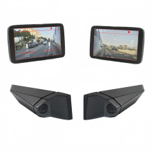 5.5-Inch IPS Touch Screen Digital Side View Mirror with Blind Spot Camera System - Sony 462, 1080p 60fps DVR, BSD Voice Alarm