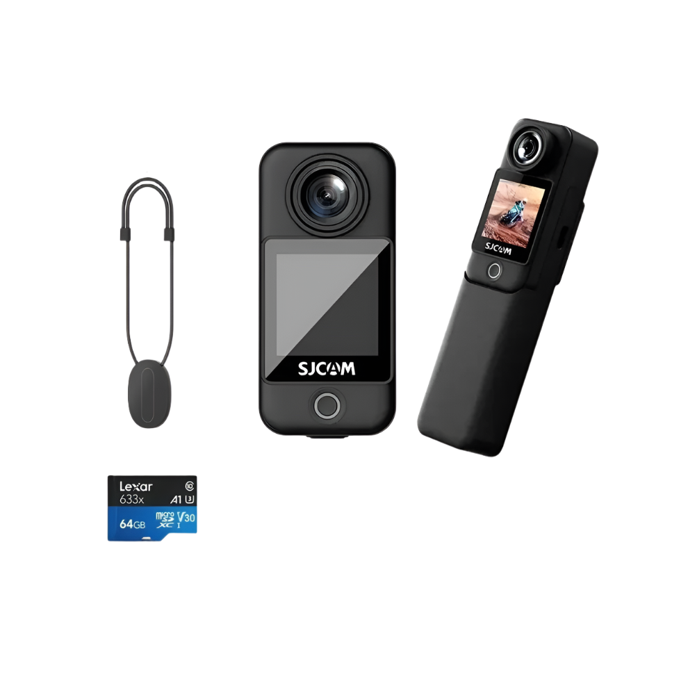 Sjcam C300 Pocket Action Camera - 4K 30Fps, 6-Axis Gyro Stabilization, Super Night Vision, 5G Wifi Remote, Webcam & Sports Dv Cam 7445009438417