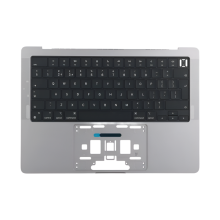 MacBook Pro 14 A2442 2021 Silver/Space Gray Top Case with US/UK Keyboard (No Backlight)