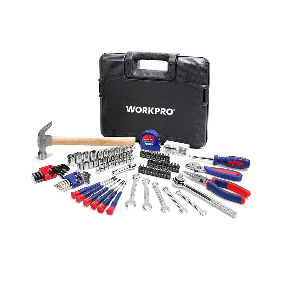 Comprehensive Home Repair Tool Kit: Workpro Socket & Screwdriver Set For Diy Enthusiasts 744759481870