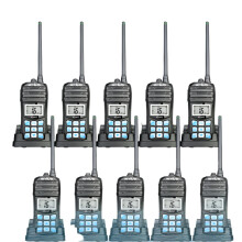 Retevis RT55 Marine VHF Radio - 10 Pack Waterproof Floating Walkie Talkies with NOAA Weather Alert & 5W Power