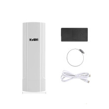 KuWFi 5G WiFi Repeater - 867Mbps Access Point & Powerful Wireless Bridge with 3.5km Long-Range Extender for IP Cameras