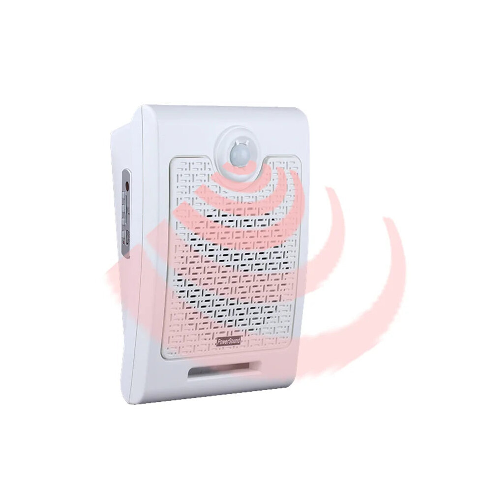 Smart Voice Reminder: Usb Recordable Pir Motion Sensor Speaker With Sd Card For Public Spaces 744759534736
