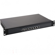 Partaker R11 1U Firewall Desktop Server: Intel Dual-Core i7-3520M, 6 Gigabit LAN, AES-NI, PFsense Router